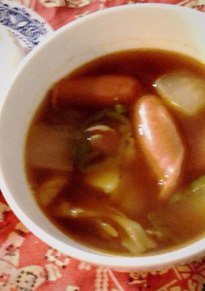 スープカレー ソーセージで簡単美味しい！-レシピのメイン写真