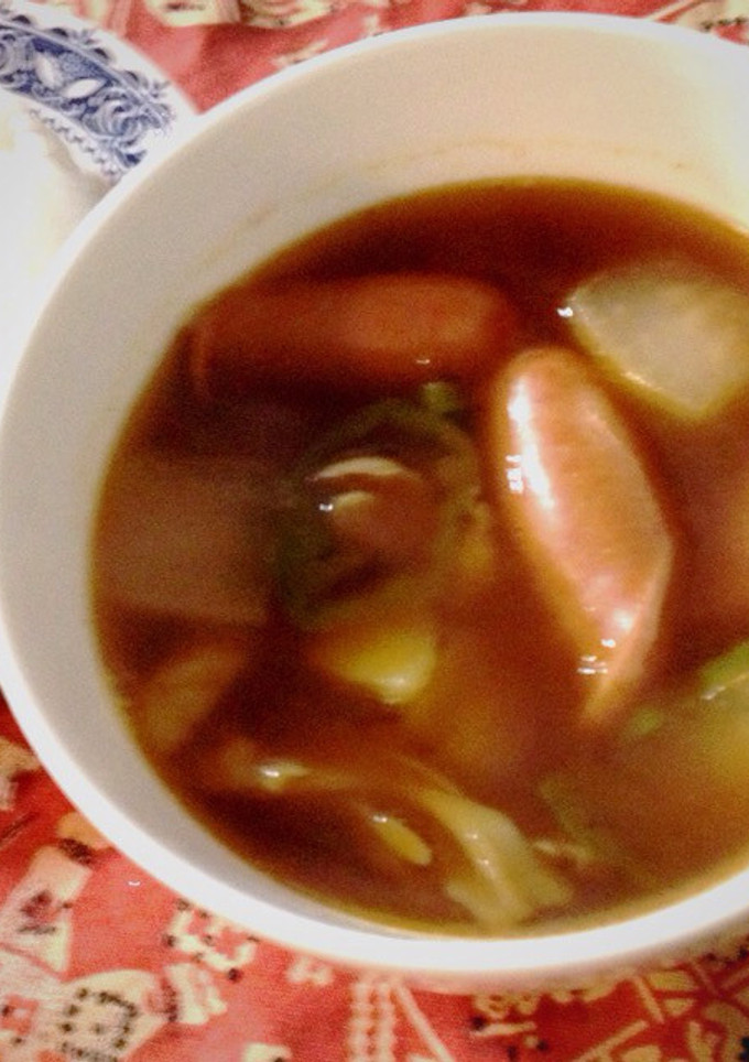 スープカレー ソーセージで簡単美味しい！-レシピのメイン写真