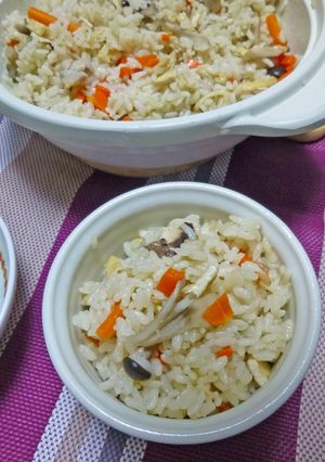 手軽に♪きのこたっぷり炊込みご飯-レシピのメイン写真