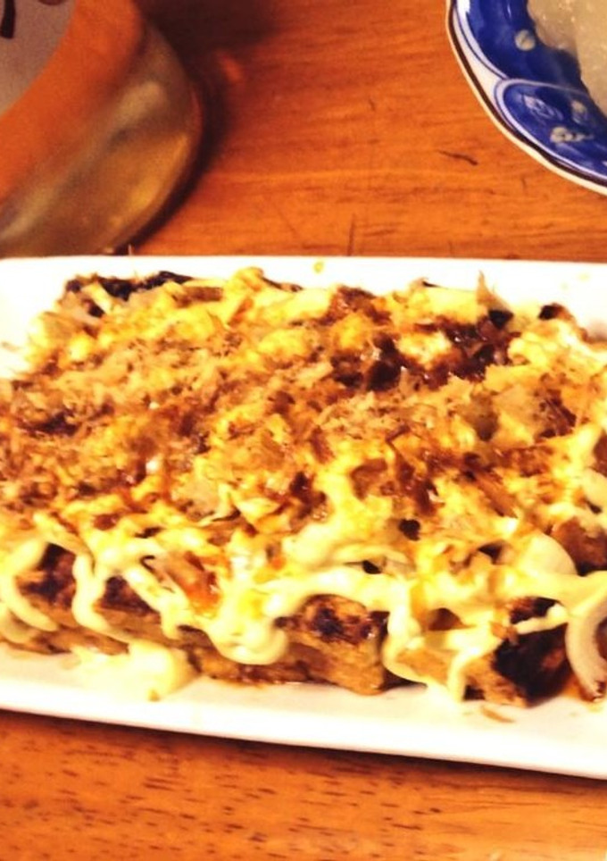 簡単！節約おつまみ！油揚げのサクサク焼き-レシピのメイン写真