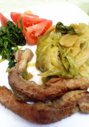 豚ばら肉とキャベツの簡単煮-レシピのメイン写真