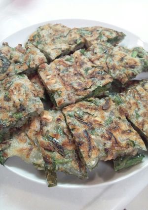 残り野菜で美味しい！舞茸入りチヂミ-レシピのメイン写真