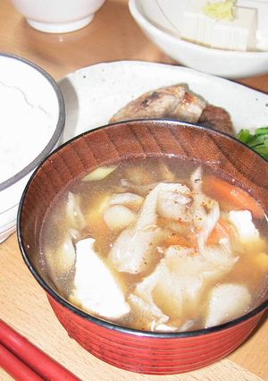 秋の味☆芋の子汁-レシピのメイン写真