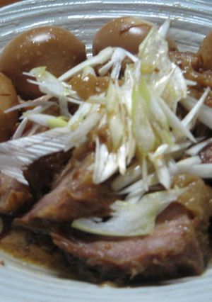 圧力鍋で作るおいしい豚の角煮♪-レシピのメイン写真