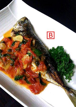 簡単イタリアン ♡鯵のアクアパッツァ風♪-レシピのメイン写真