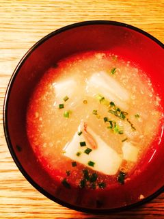 簡単☆白だしと塩辛のスープ-レシピのメイン写真