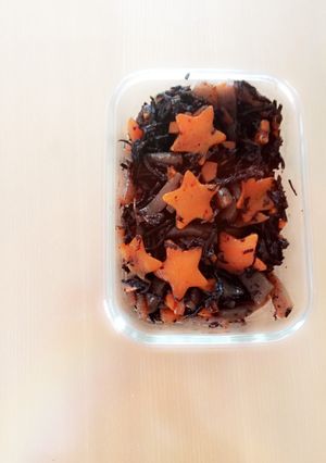 ひじきの煮物。優しい味でノンオイル-レシピのメイン写真
