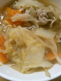 絶品! 白菜 もやし 豚肉の 中華煮込み-レシピのメイン写真