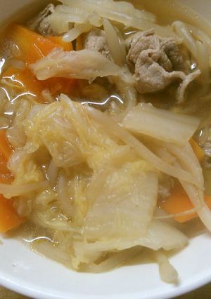 絶品！ 白菜 もやし 豚肉の 中華煮込み-レシピのメイン写真