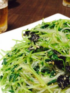 豆苗と海苔の春雨サラダ-レシピのメイン写真