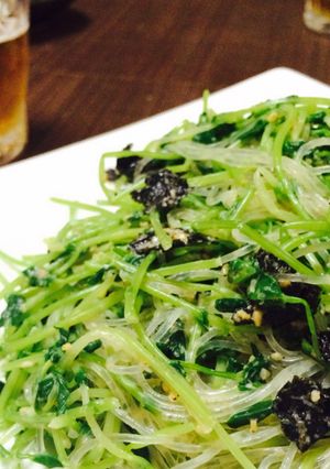 豆苗と海苔の春雨サラダ-レシピのメイン写真