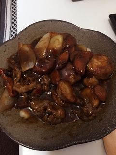 豚コマと里芋の黒酢炒め-レシピのメイン写真