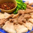 韓国ハルモニ直伝!ゆで豚にんにく辛みだれ