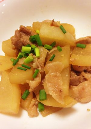 大根と豚肉の炒め煮☆-レシピのメイン写真