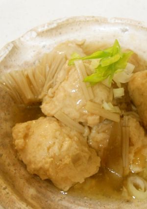 ほんのり味噌味肉団子の煮物-レシピのメイン写真