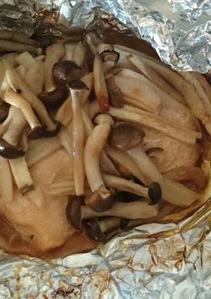 鮭とキノコのホイル焼き-レシピのメイン写真