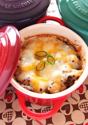 キヌアとひよこ豆の味噌マヨチーズ焼き-レシピのメイン写真