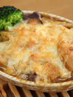 カレーリメイク♪焼きカレーうどんグラタン-レシピのメイン写真