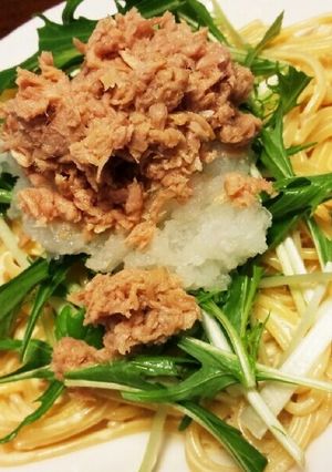 大根おろしとツナのマヨポンパスタ-レシピのメイン写真