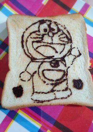 子供喜ぶお絵かきトースト！-レシピのメイン写真