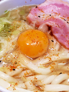 簡単 うどんの具はキャベツとベーコン-レシピのメイン写真