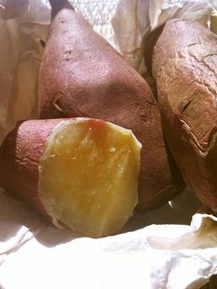 フライパンで作る ねっとり系の焼き芋-レシピのメイン写真
