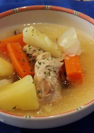 鶏肉のポトフ【ルクルーゼの鍋で煮てます】-レシピのメイン写真
