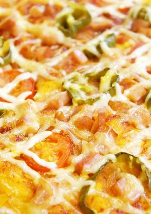 チーズなし☆ステーキハムのマヨピザパン-レシピのメイン写真