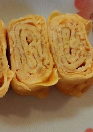 あまり甘くない卵焼き 　簡単-レシピのメイン写真