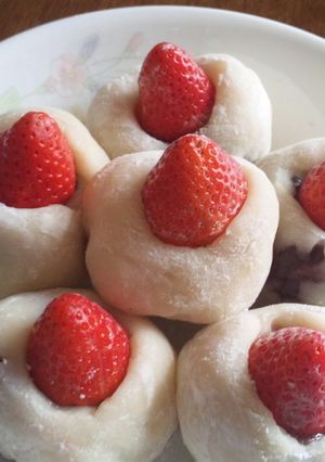 だんご粉で出来るいちご大福☆-レシピのメイン写真