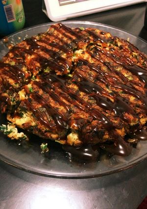 プロテインお好み焼き 肉体改造編-レシピのメイン写真