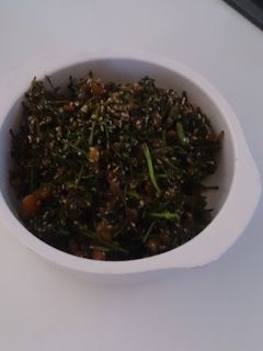 人参中抜き菜のソフトふりかけ-レシピのメイン写真