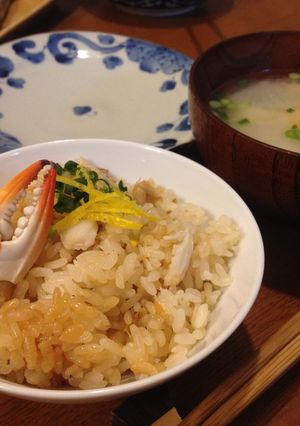 渡り蟹で手軽に♪焼きかに飯-レシピのメイン写真