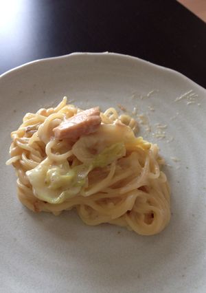 ズボラさんの適当ワンパン豆乳パスタ-レシピのメイン写真