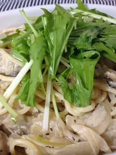 牡蠣のクリームパスタ^_^-レシピのメイン写真