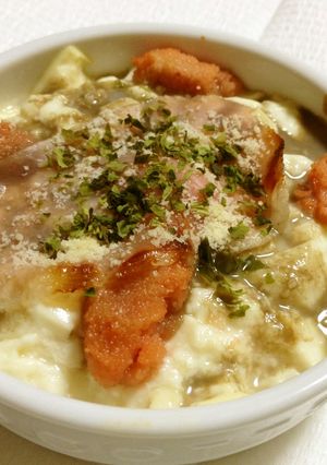 明太子とアンチョビとお豆腐のココット-レシピのメイン写真