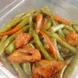 いんげんと竹輪のニンニク醤油炒め煮