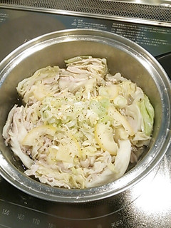 塩レモン鍋 キャベツと豚バラの重ね煮-レシピのメイン写真