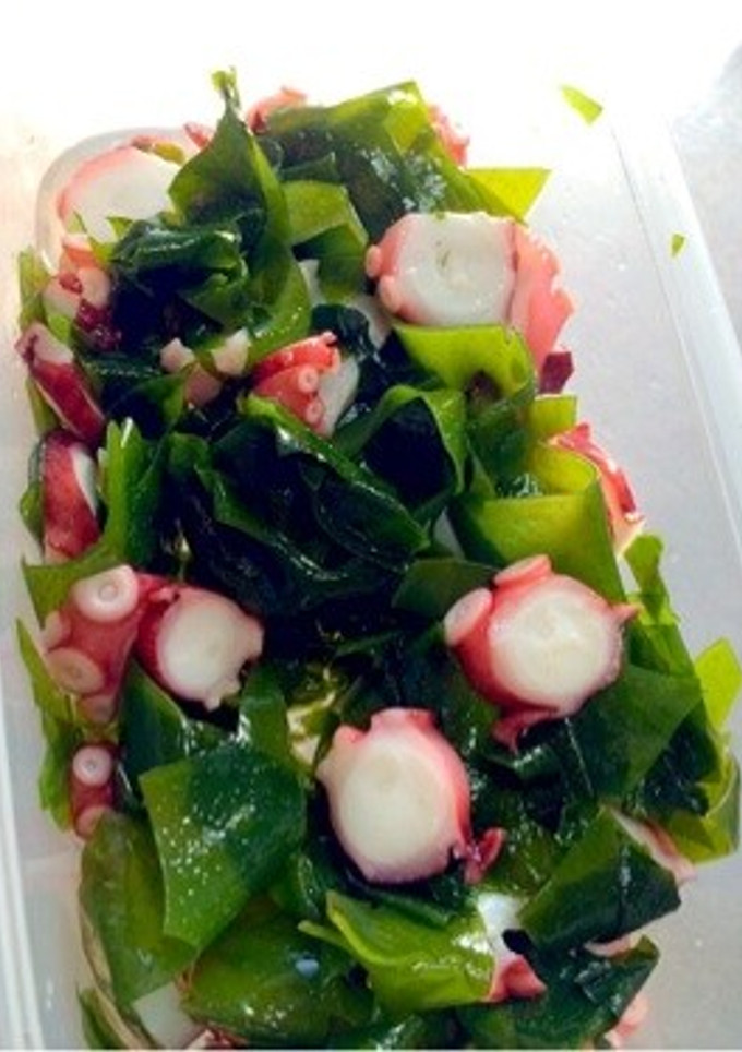 タコとワカメのすし酢和え-レシピのメイン写真