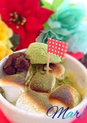 ♡マシュマロ抹茶パフェ♡ココットカマン♡-レシピのメイン写真
