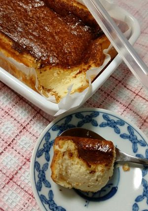 私の蓋つきチーズケーキ-レシピのメイン写真