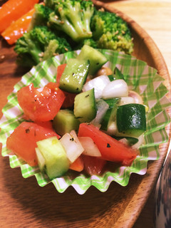 簡単☆お豆とトマトのサラダ-レシピのメイン写真