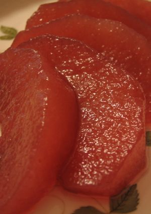 ふんわり甘い♡梨の赤ワイン煮-レシピのメイン写真