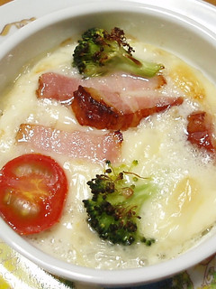 あるもので☆お手軽朝食ココットカマン-レシピのメイン写真