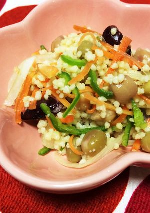 クスクスとお豆のさっぱりサラダ-レシピのメイン写真