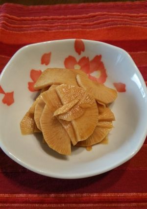 ねずみ大根の醤油漬け♪（お好み大根でも）-レシピのメイン写真