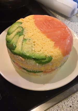 かんたん寿司ケーキ-レシピのメイン写真