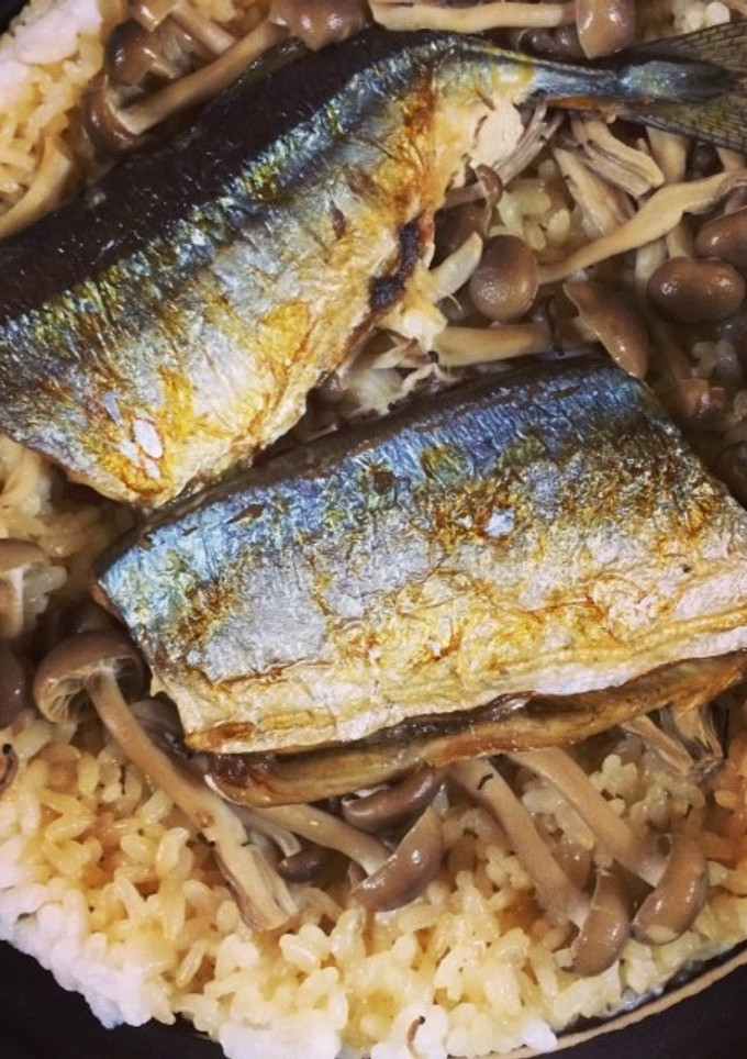 秋刀魚の炊き込みごはん-レシピのメイン写真