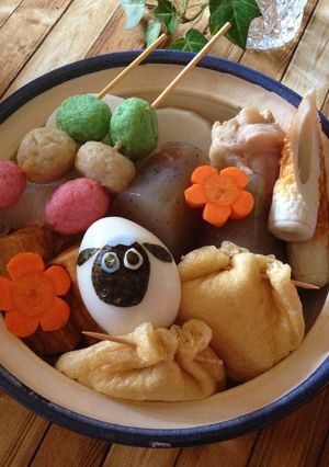 デコ鍋＊おでんのゆで卵でひつじのショーン-レシピのメイン写真