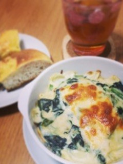 ♡ほうれん草たっぷりグラタン♡-レシピのメイン写真